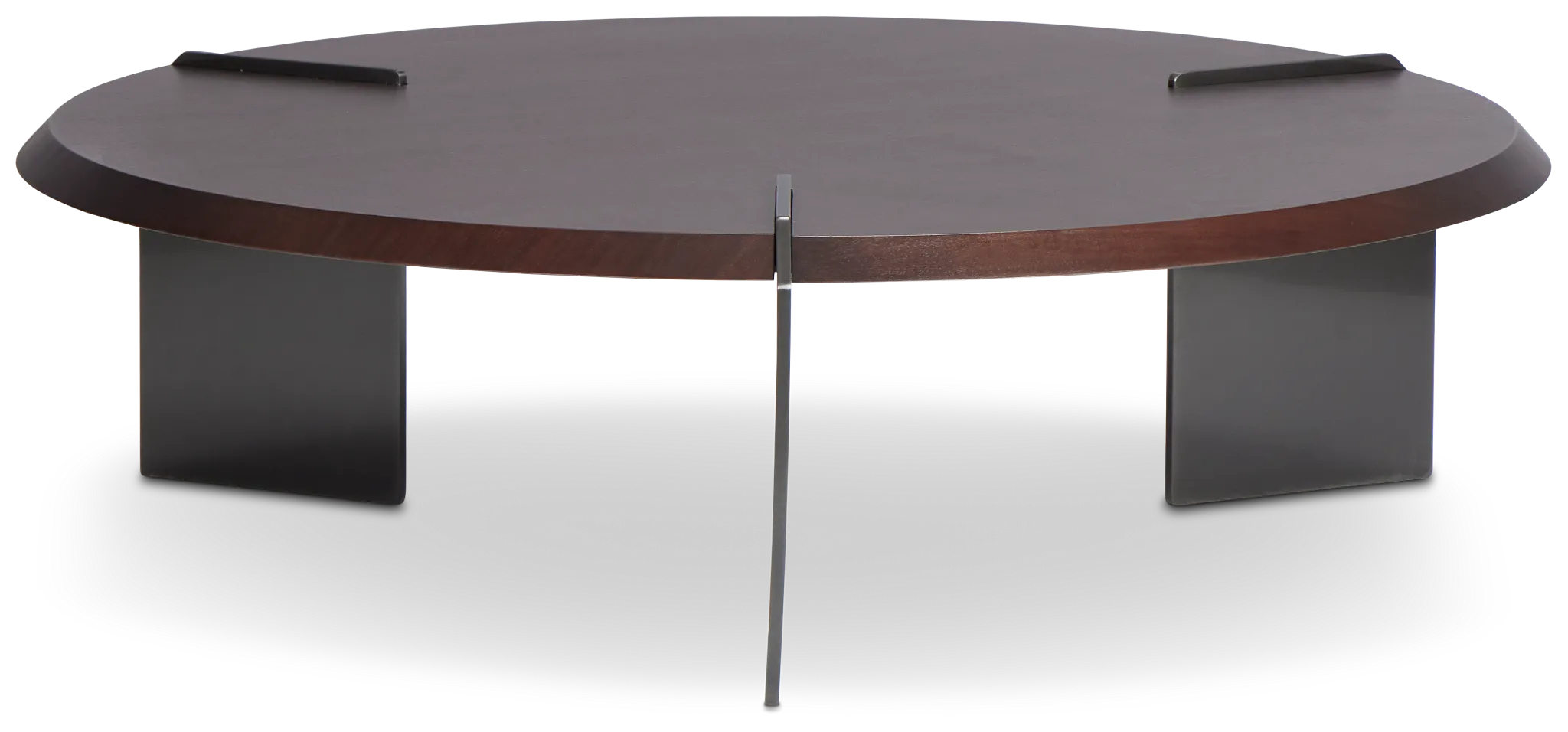 Atticus Dark Tone Round Coffee Table