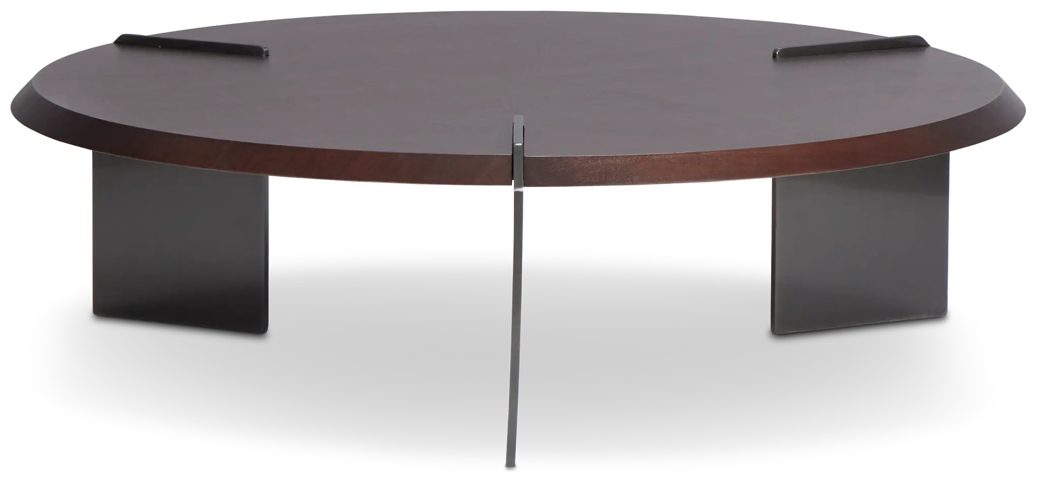 Atticus Dark Tone Round Coffee Table Atticus Dark Tone Round Coffee Table