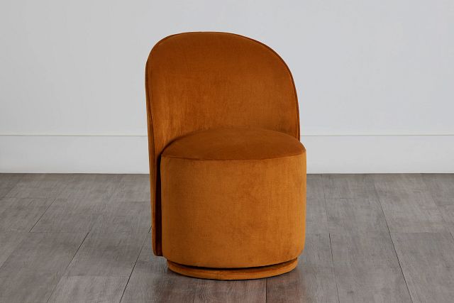 Claude Yellow Velvet Upholstered Side Chair