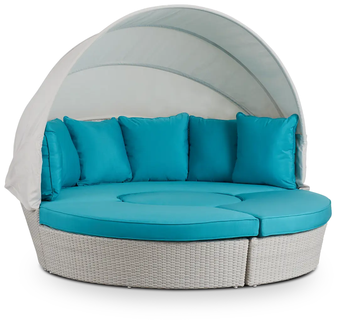Biscayne Dark Teal Canopy Daybed Biscayne Dark Teal Canopy Daybed