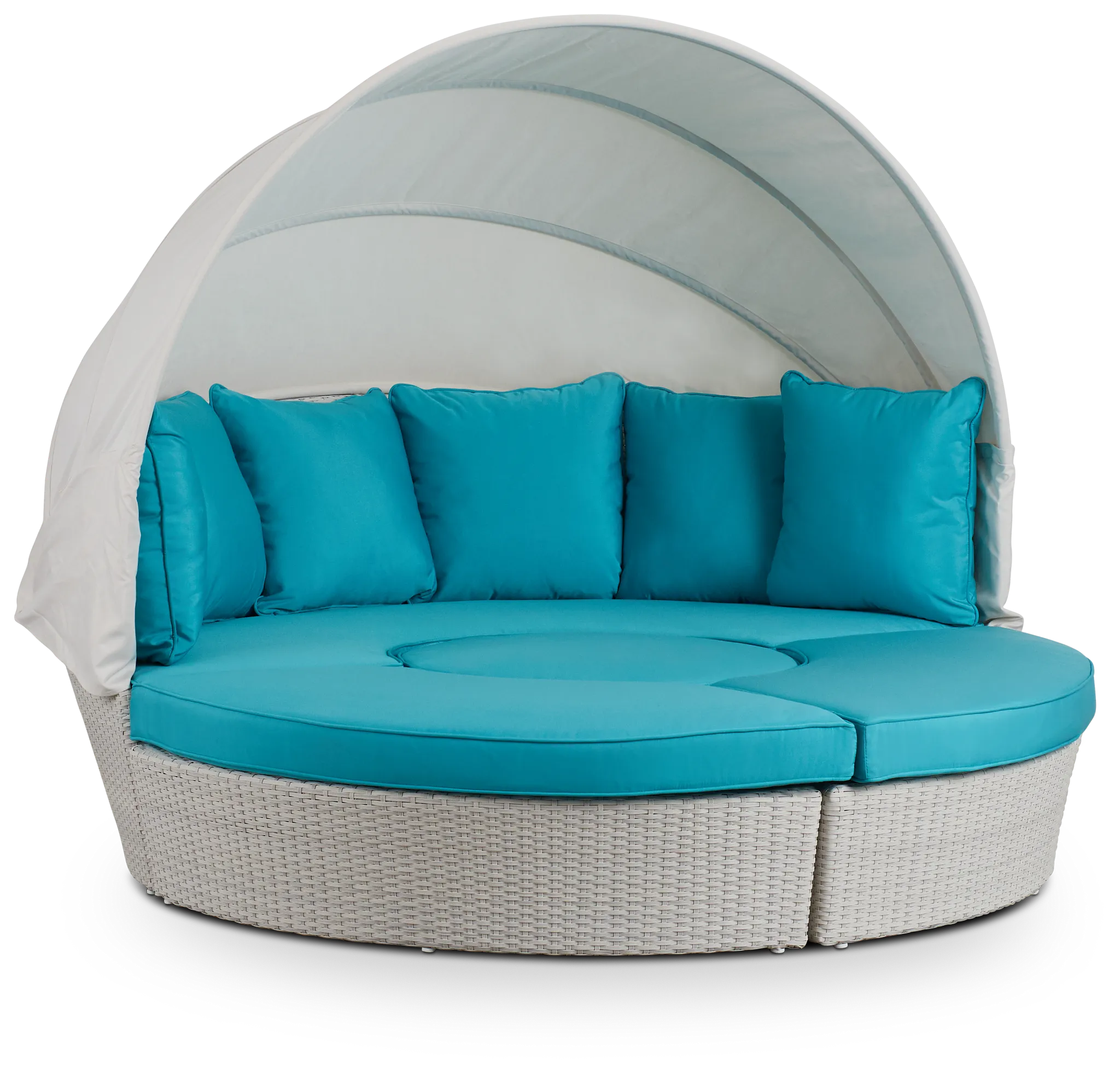 Biscayne Dark Teal Canopy Daybed
