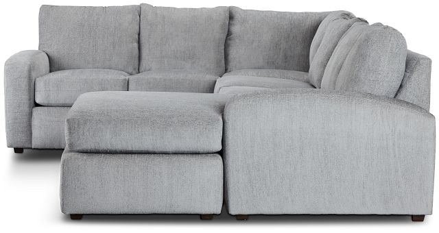 Colby Gray Micro Right Chaise Sectional