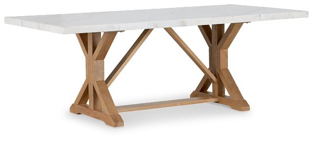 Somerset White Rectangular Table