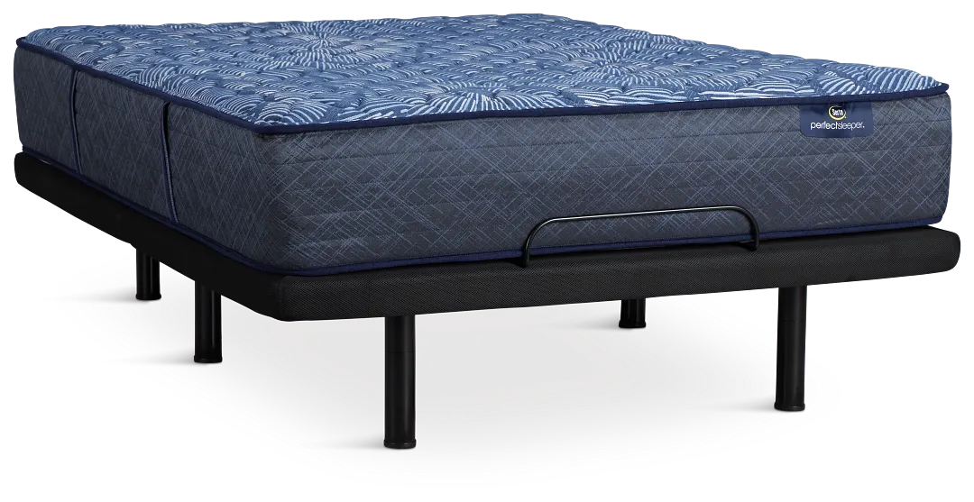 Serta Perfect Sleeper Cobalt Calm Extra Firm Plus Adjustable Mattress Set