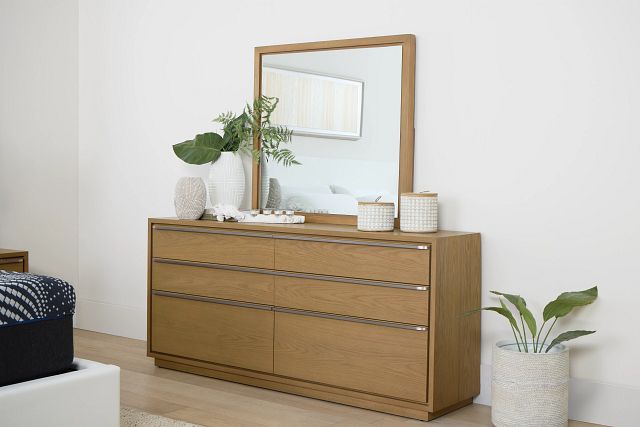 Haven Light Tone Dresser & Mirror