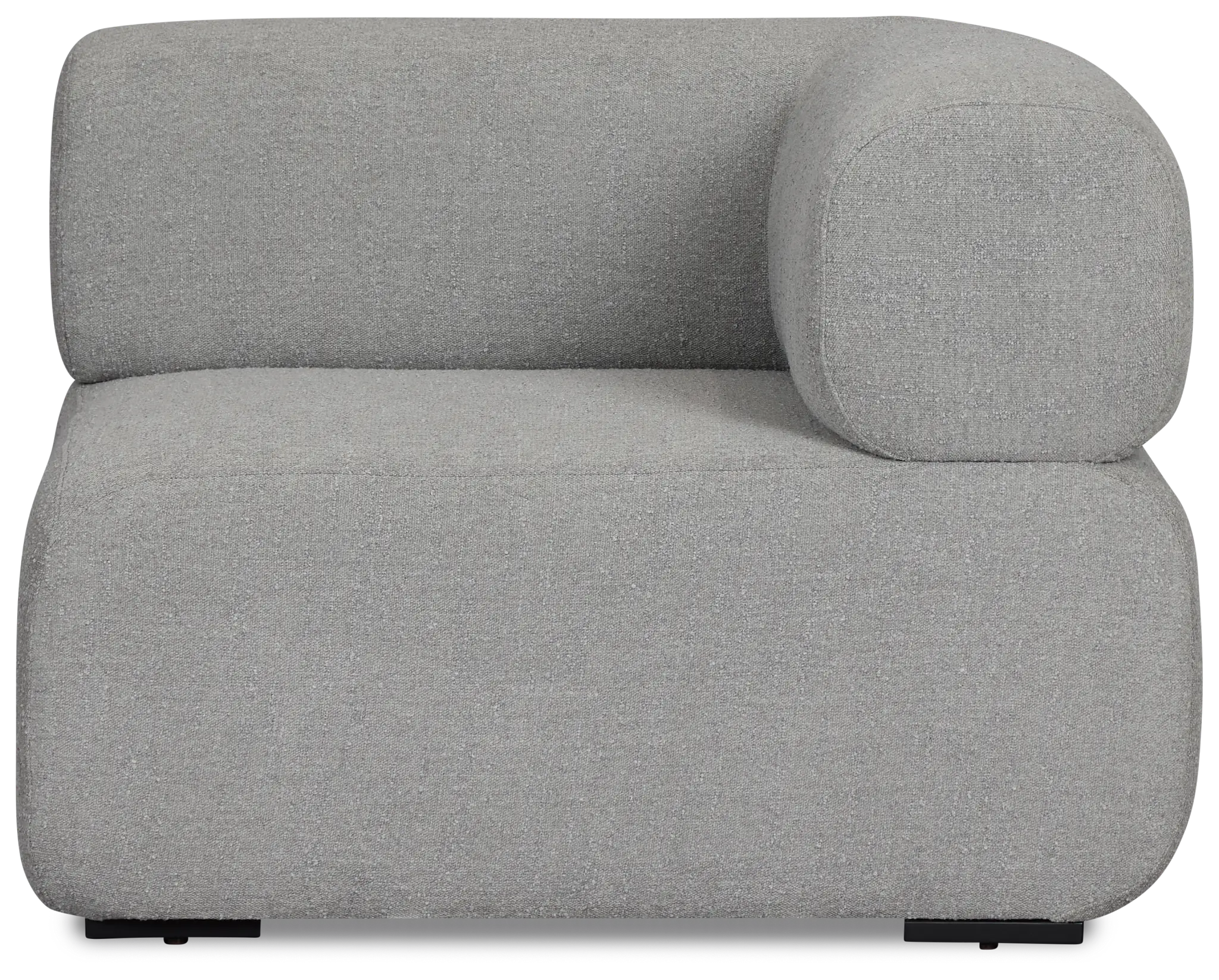 Celeste Light Gray Fabric Wedge Celeste Light Gray Fabric Wedge