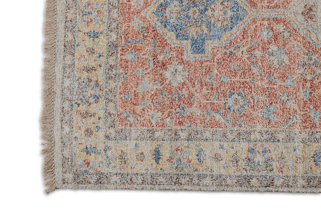 Malibu Orange 8x10 Area Rug