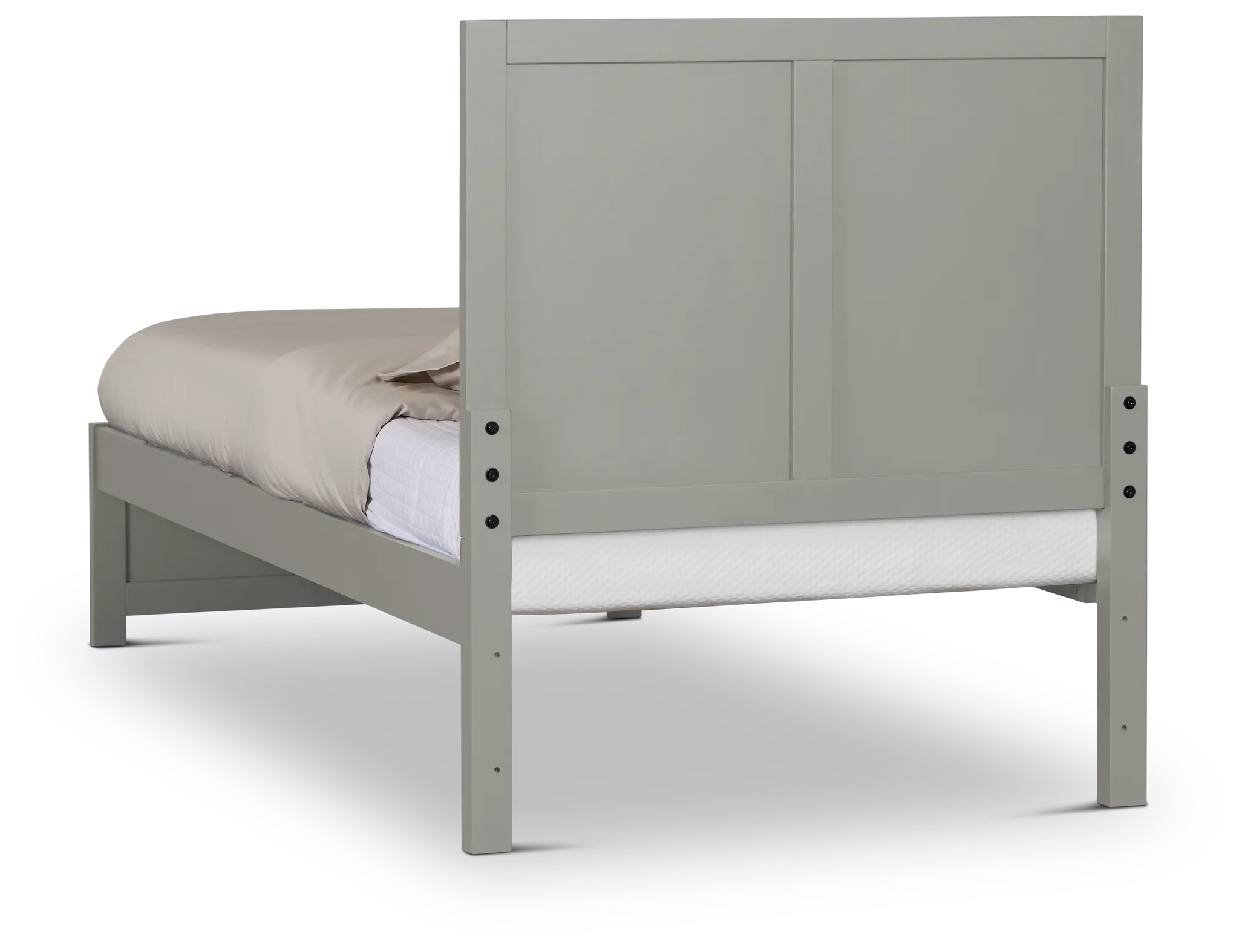 Charleston Gray Panel Bed