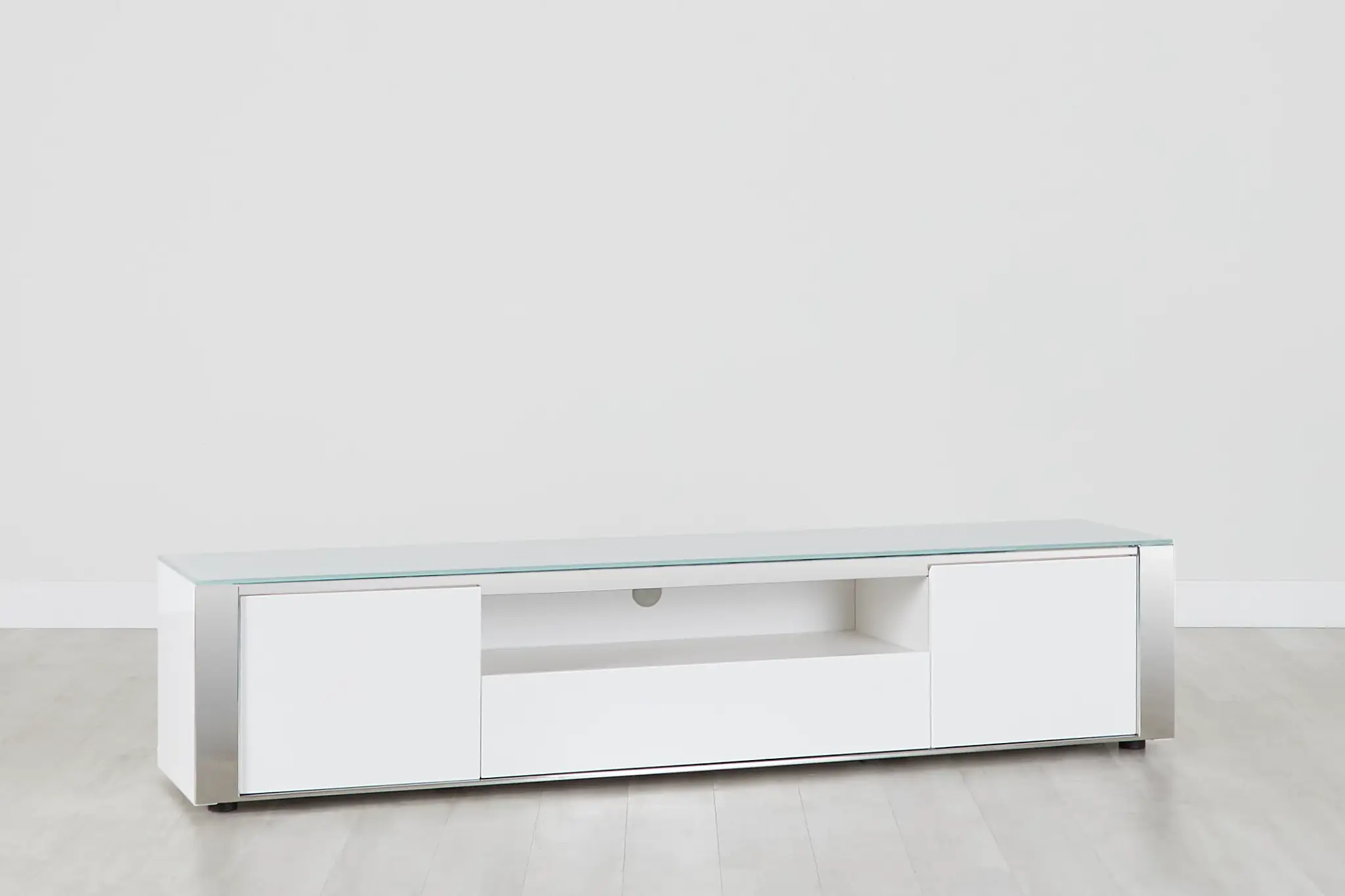 Harley White 86" Tv Stand Harley White 86" Tv Stand