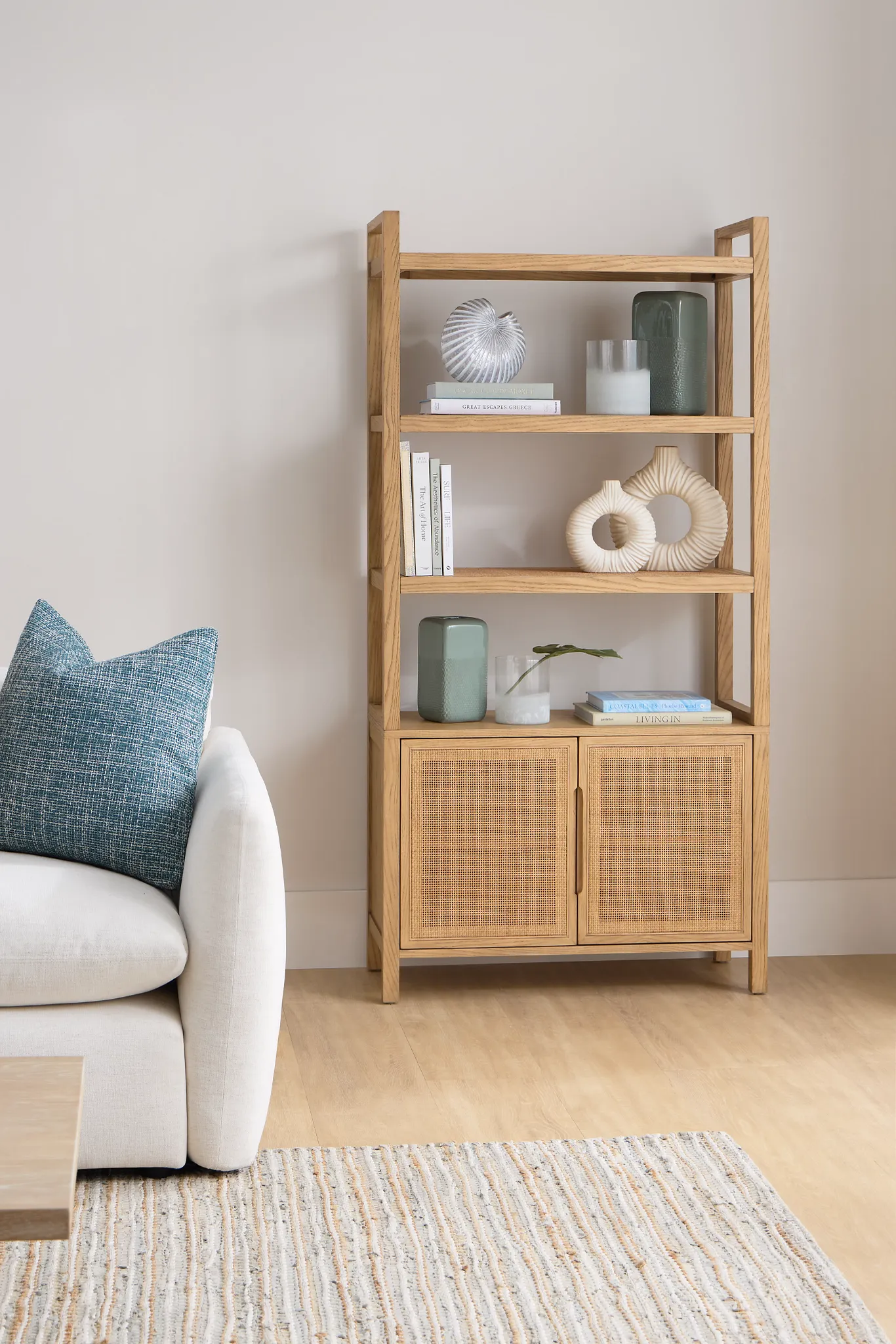 Pacific Light Tone Woven Bookcase