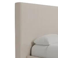 Grayton Gellar Brown 54" Upholstered Platform Bed