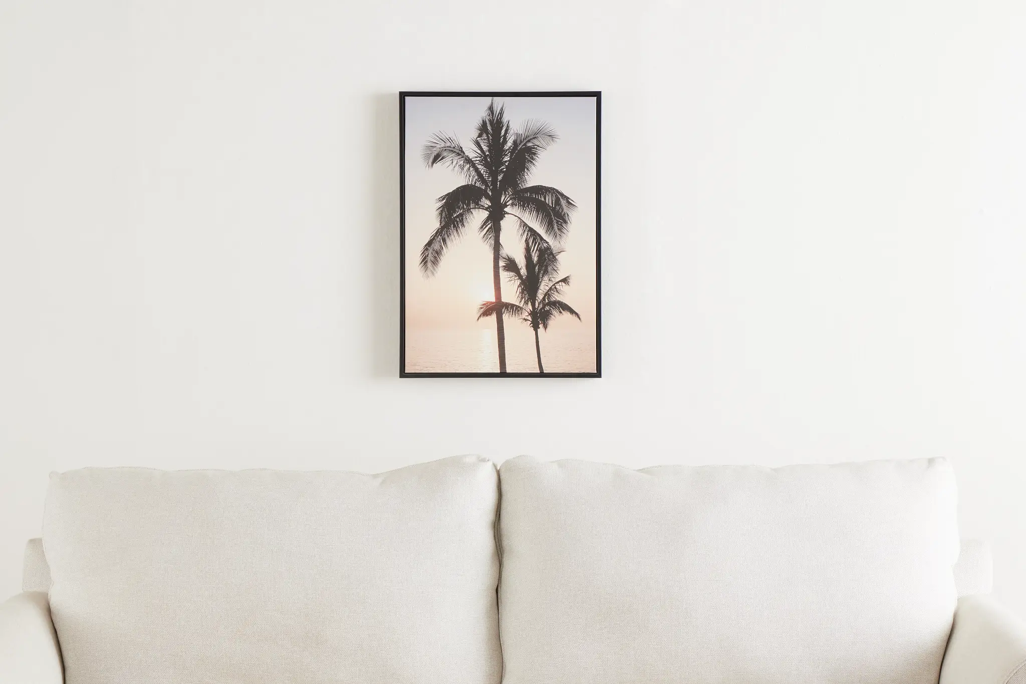 Palm Trees Orange Canvas Wall Art Palm Trees Orange Canvas Wall Art