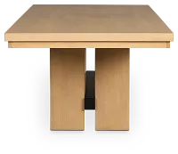 Highland Light Tone Rect Trestle Table