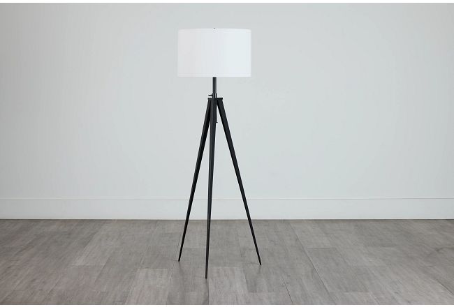 Eli White Floor Lamp
