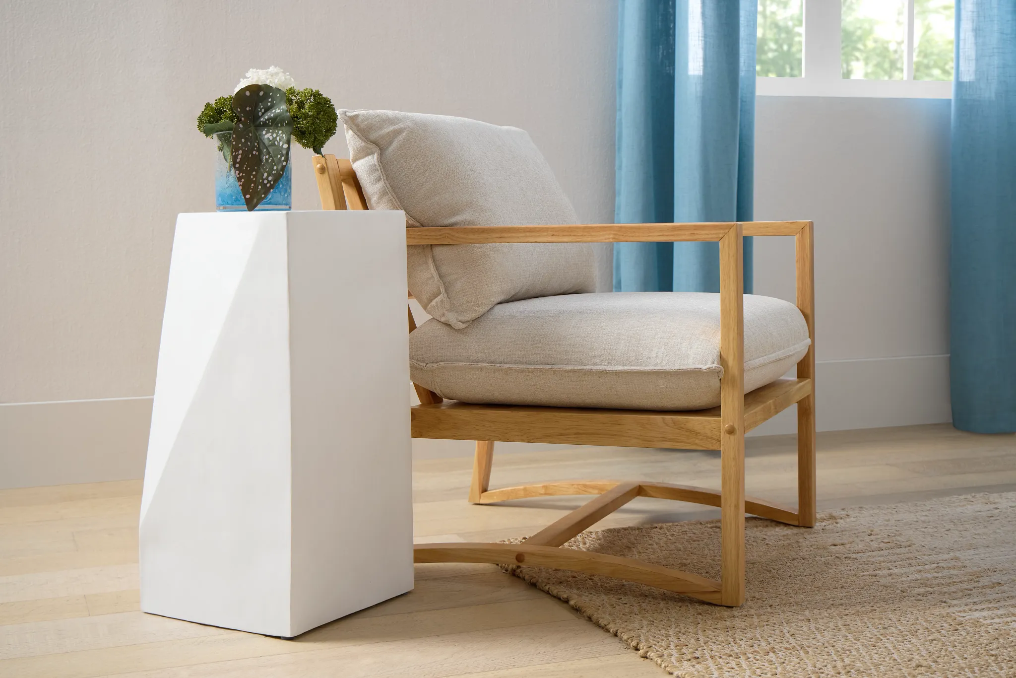 Kento Ivory Accent Chair