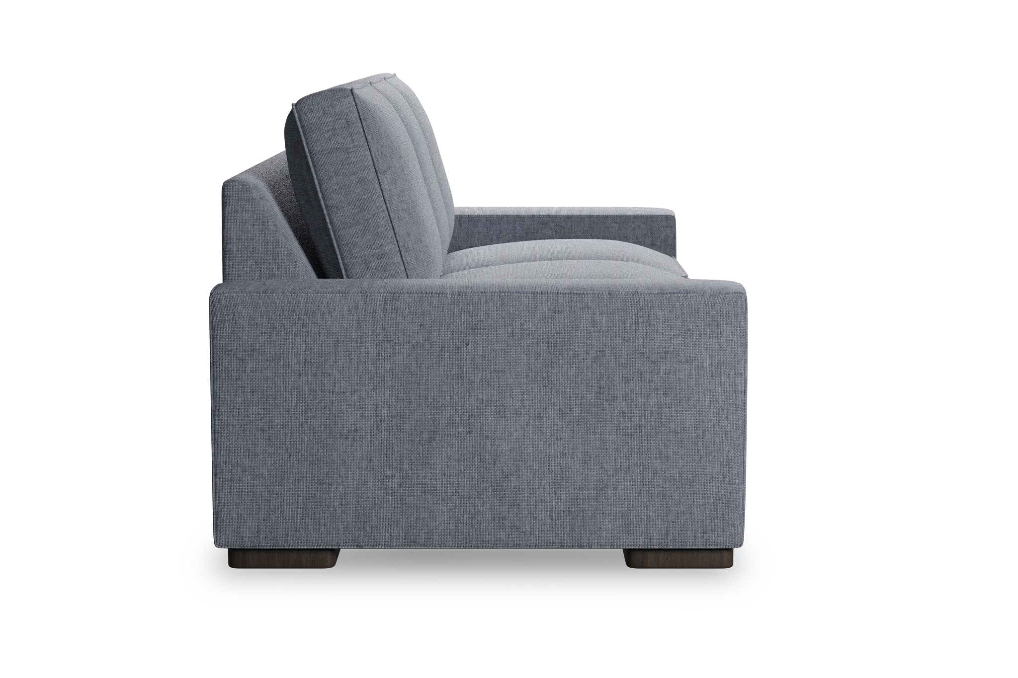 Edgewater Elevation Gray 84" Sofa W/ 3 Cushions