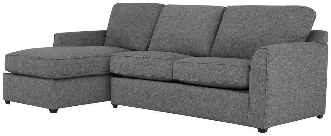Asheville Gray Fabric Left Chaise Sectional Asheville Gray Fabric Left Chaise Sectional