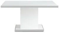 Miami White 59" Square Table