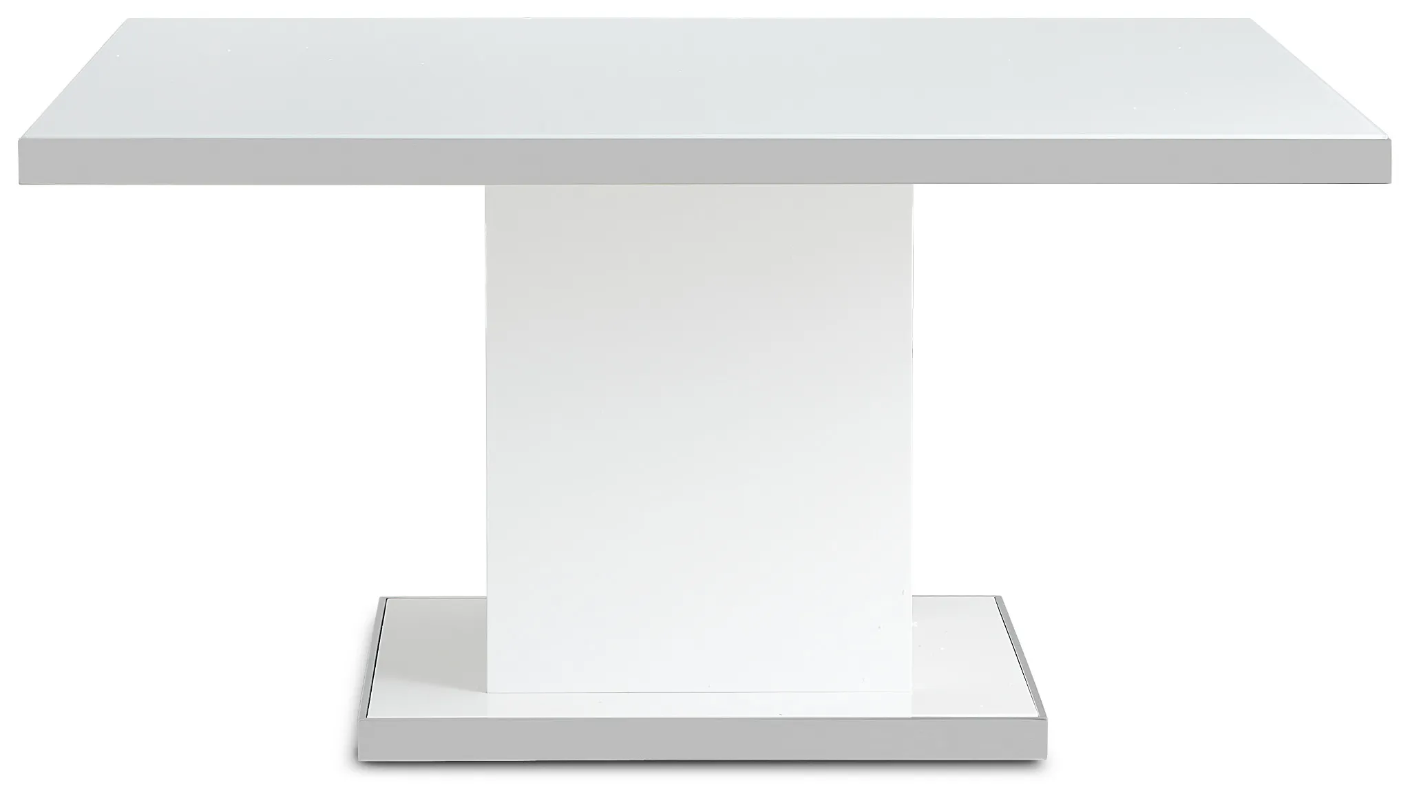 Miami White 59" Square Table