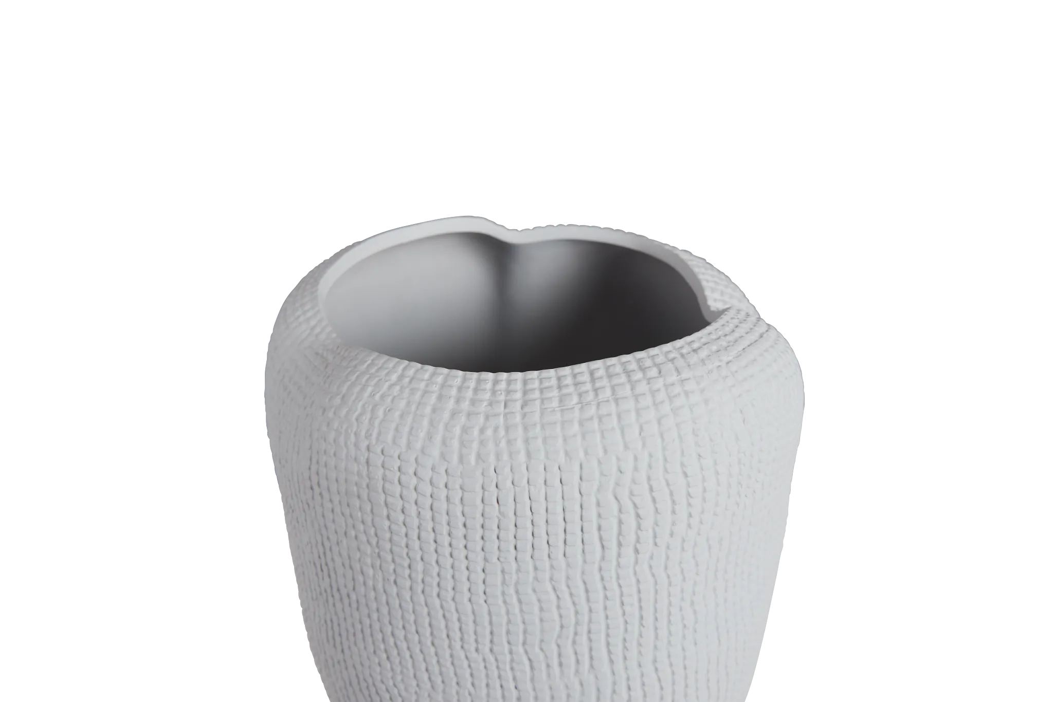 Waffi White Large Vase