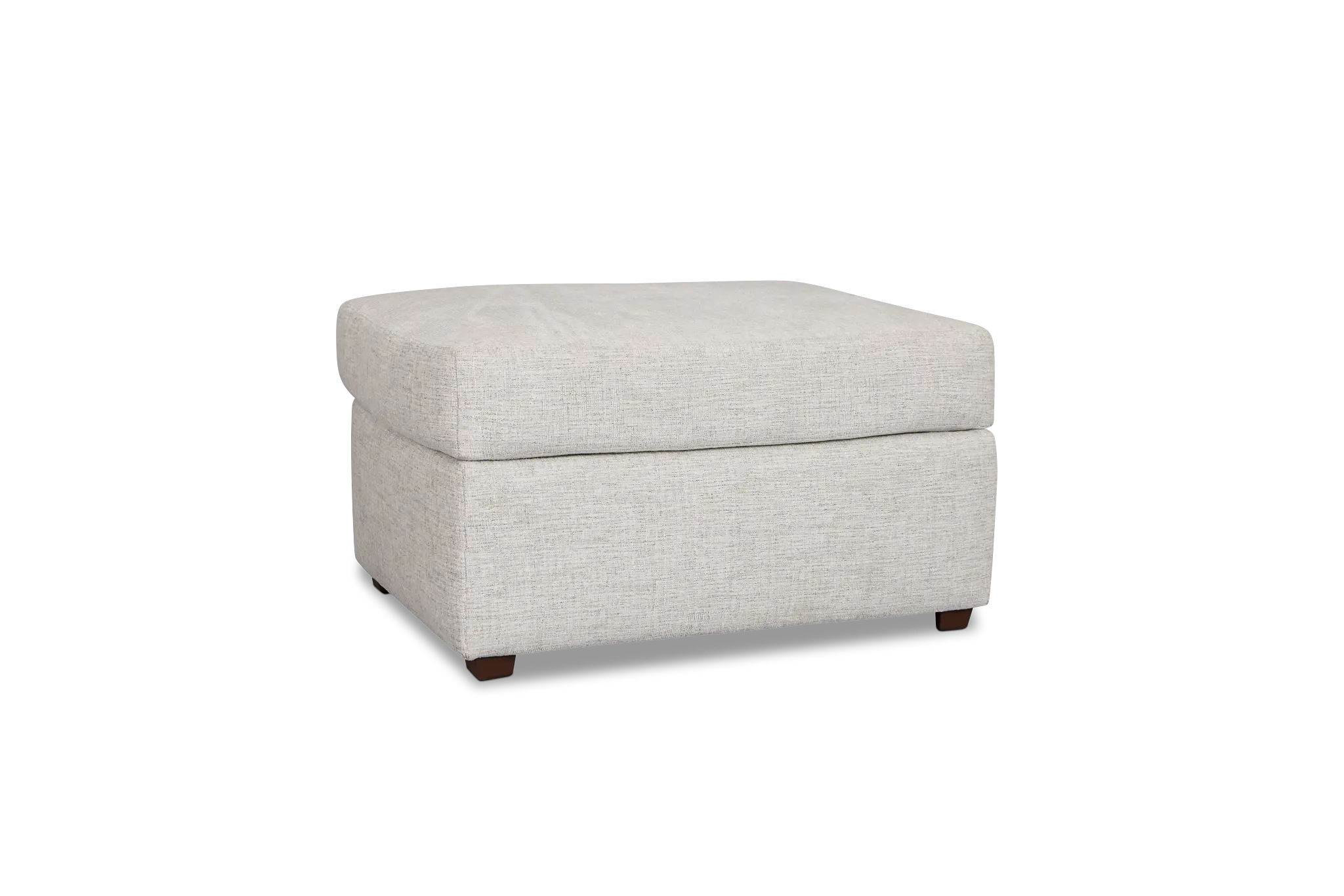 Miller Light Gray Fabric Ottoman Miller Light Gray Fabric Ottoman
