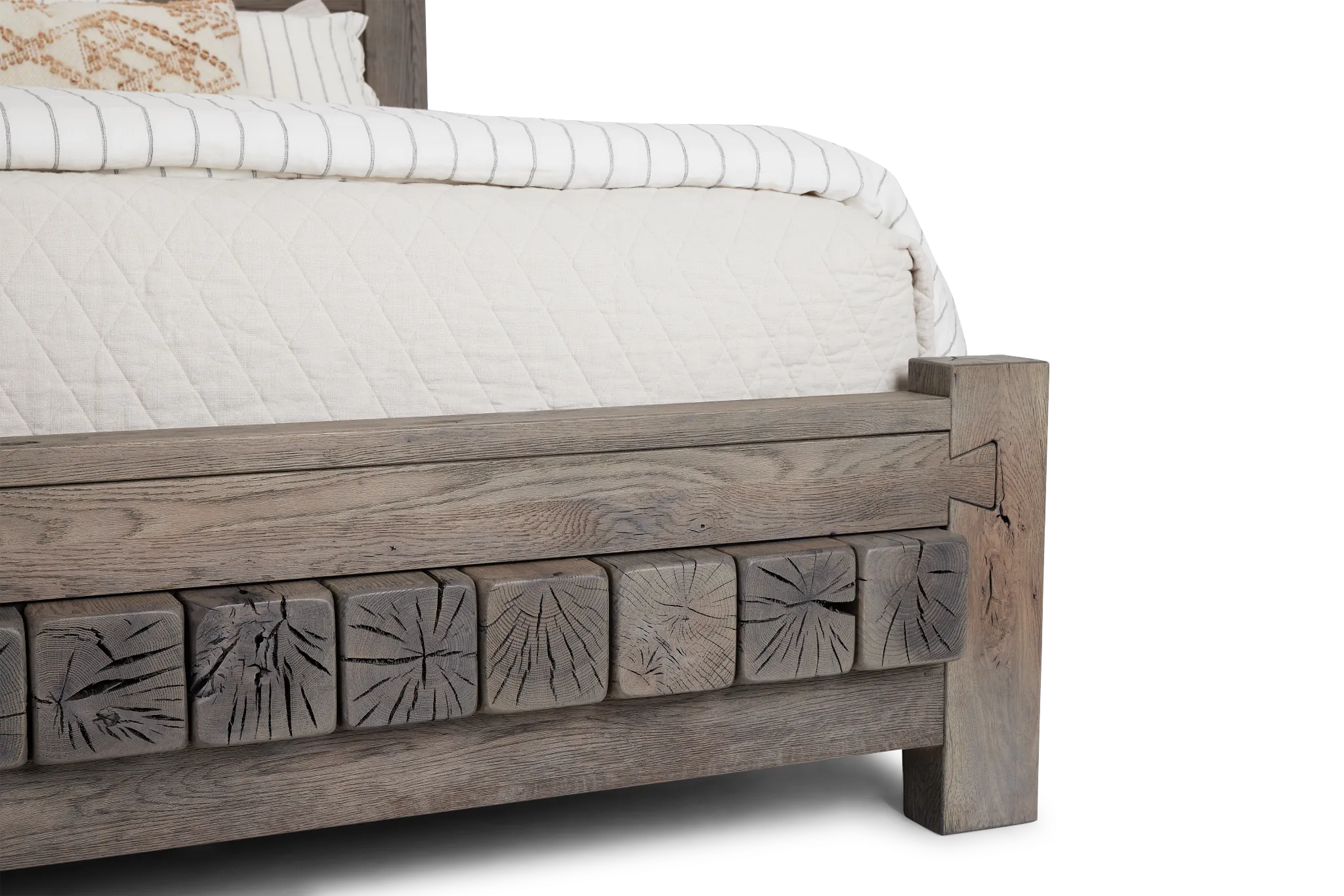 Salt Lake Gray Platform Bed