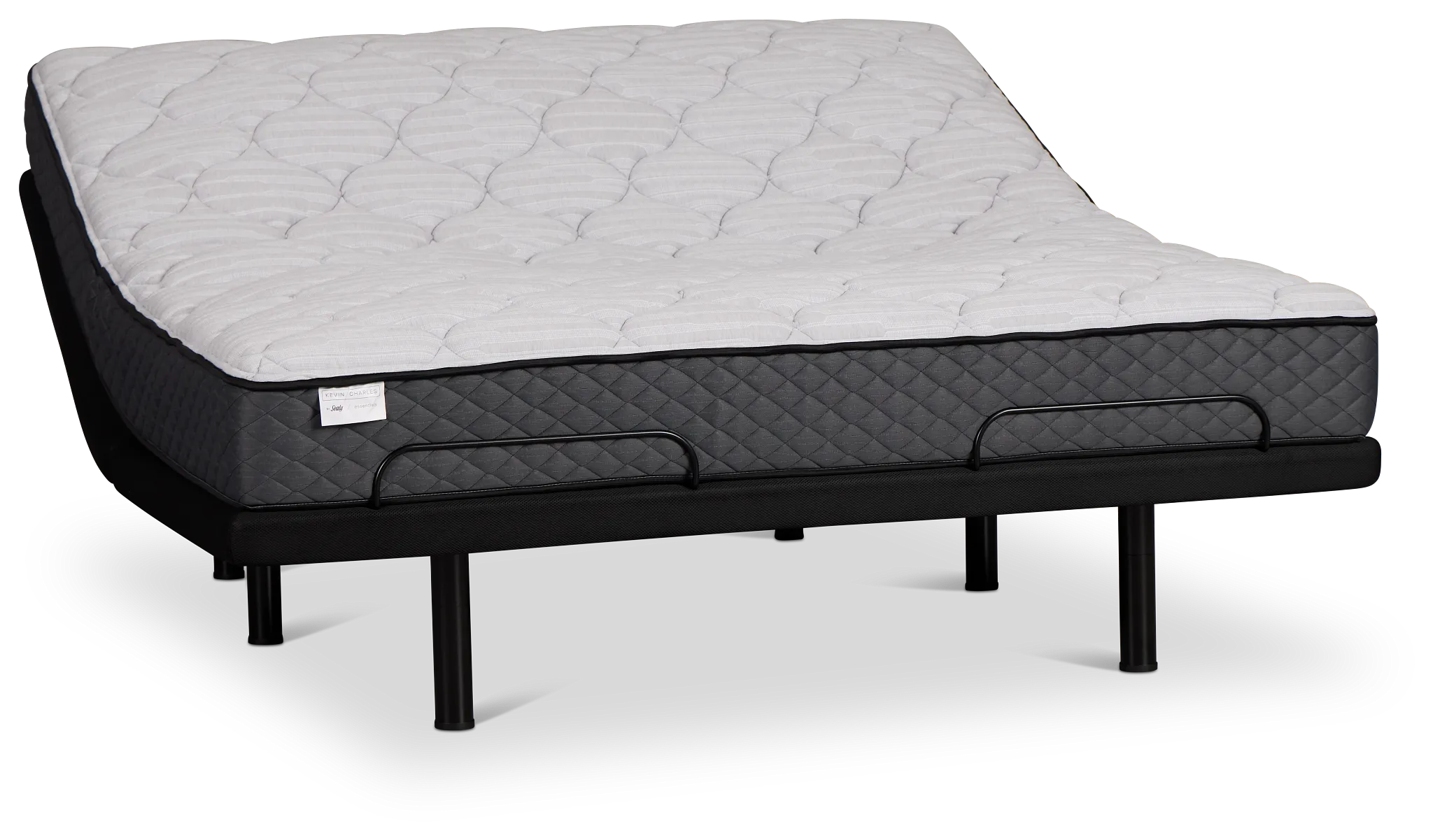 Kevin Charles By Sealy Essential Plush Plus Adjustable Mattress Set