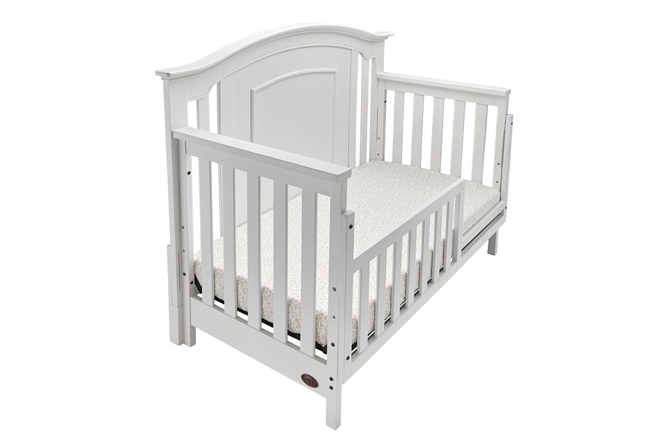 Willowbrook White Toddler Bed, Standard Crib (2)