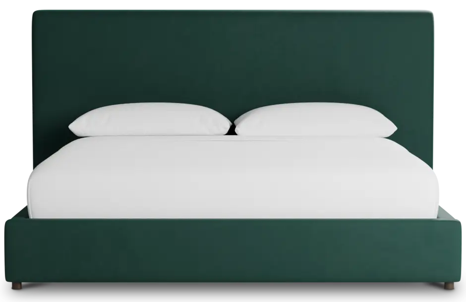 Grayton Joya Green 54" Upholstered Platform Bed Grayton Joya Green 54" Upholstered Platform Bed