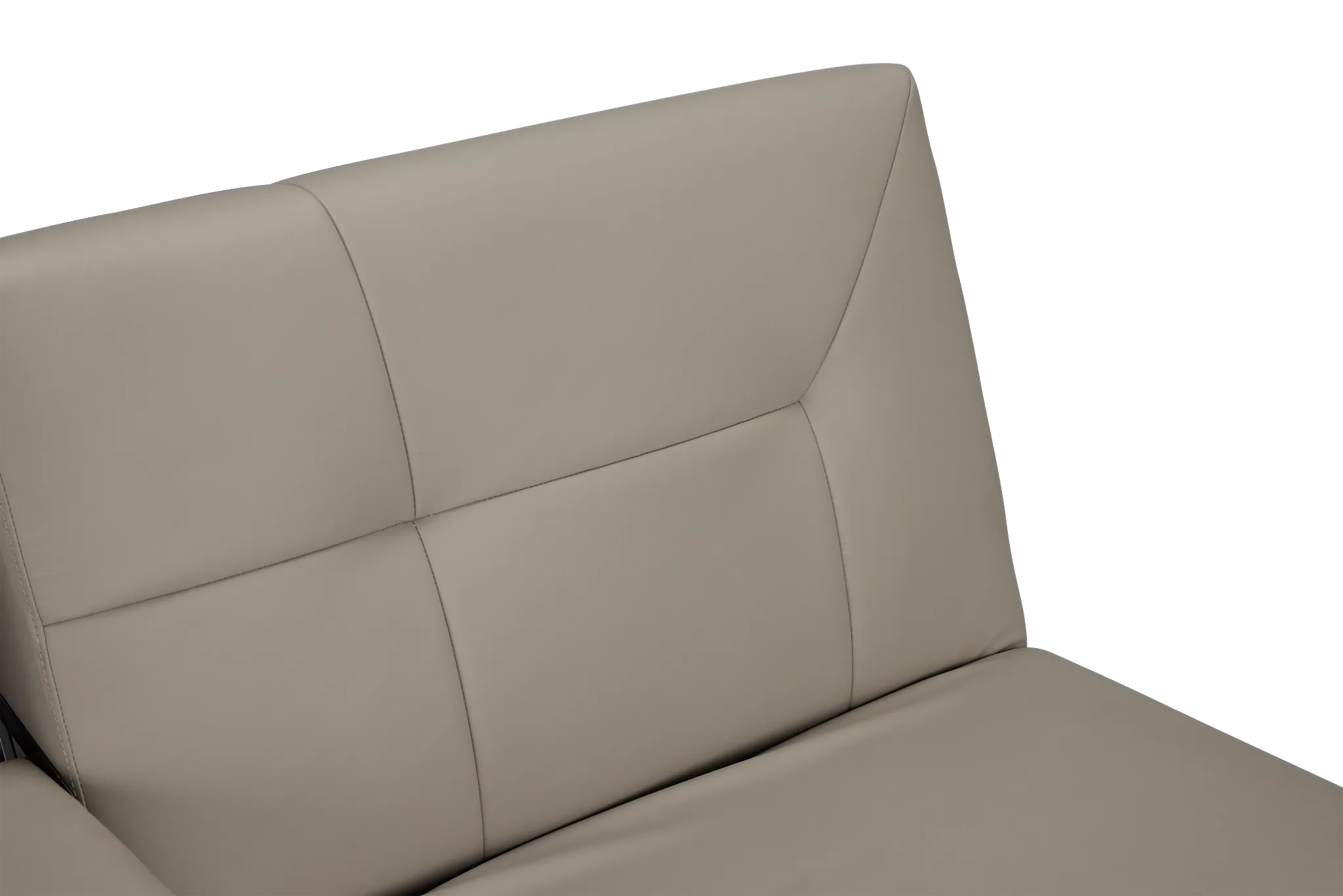 Andes Light Gray Micro Sofa Futon