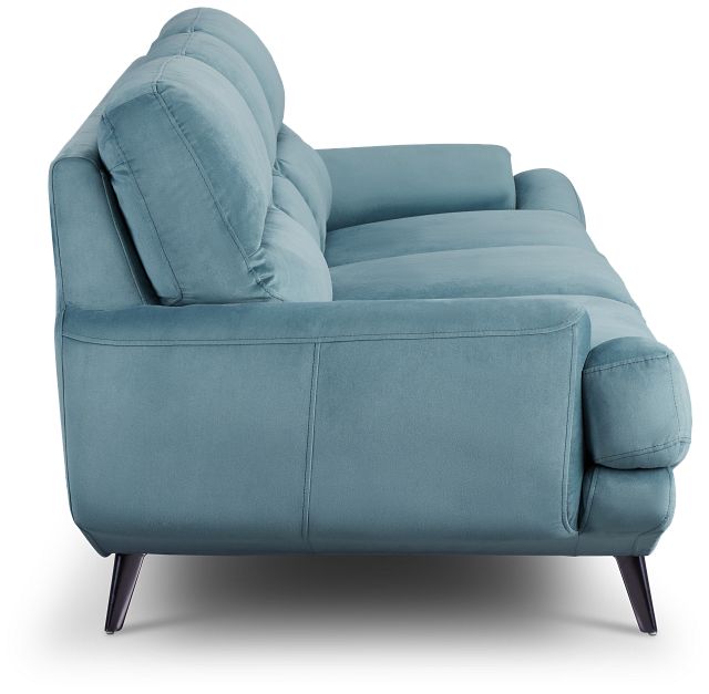 Milana Blue Velvet Sofa