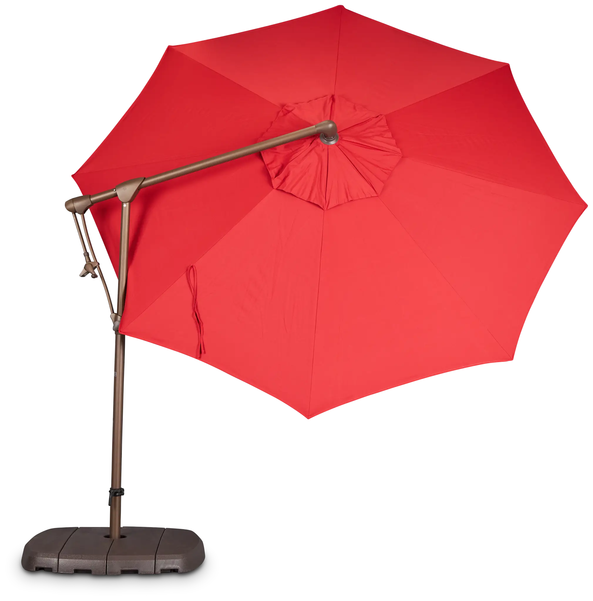 Grenada Red Cantilever Umbrella Set Grenada Red Cantilever Umbrella Set