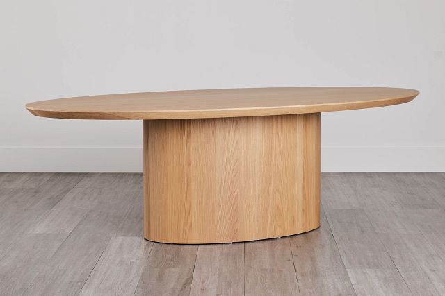 Nomad Light Tone 94" Oval Table