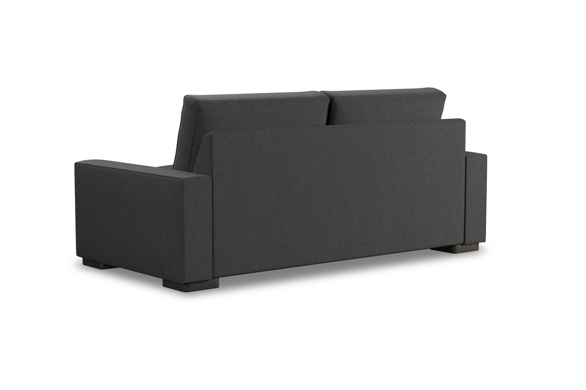 Edgewater Delray Dark Gray 84" Sofa W/ 2 Cushions