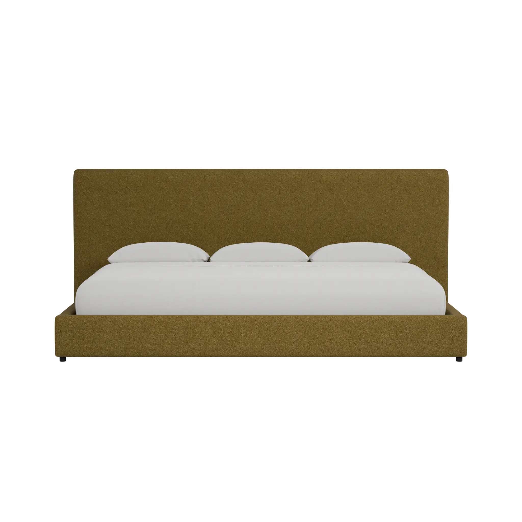 Grayton Elite Dark Green 54" Upholstered Platform Bed Grayton Elite Dark Green 54" Upholstered Platform Bed