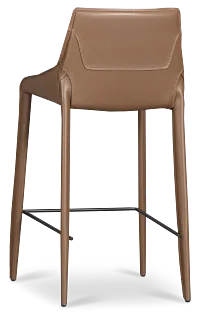 Wakefield Brown 27" Upholstered Barstool