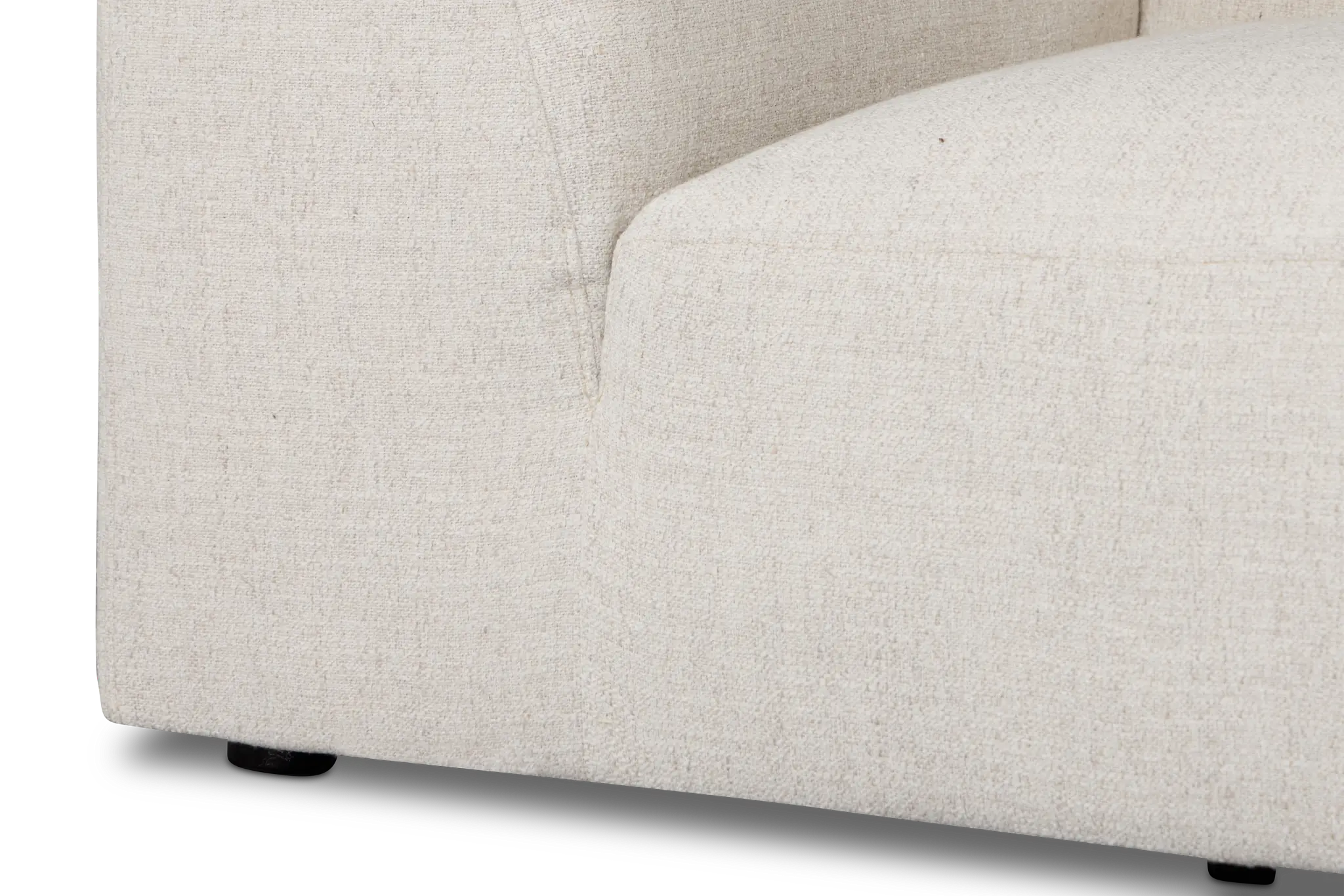 Baylor Light Beige Fabric Corner Chair Baylor Light Beige Fabric Corner Chair