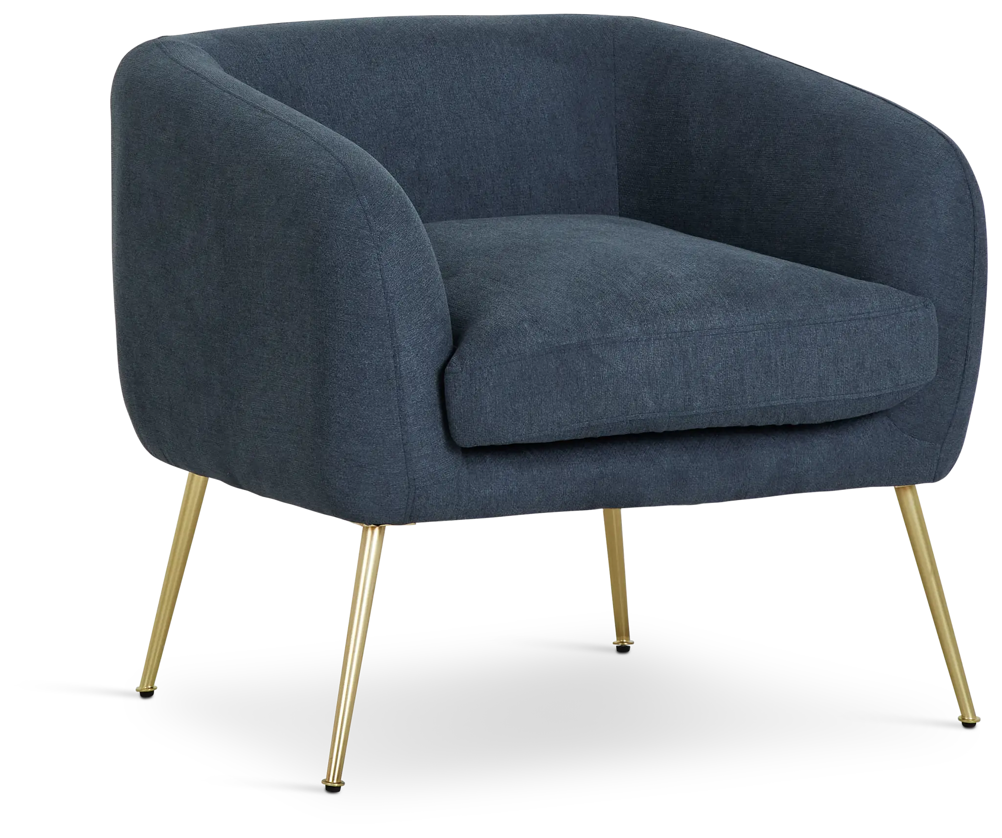 Aubrey Blue Fabric Accent Chair Aubrey Blue Fabric Accent Chair