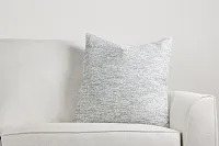 Baxter Light Blue 24" Accent Pillow