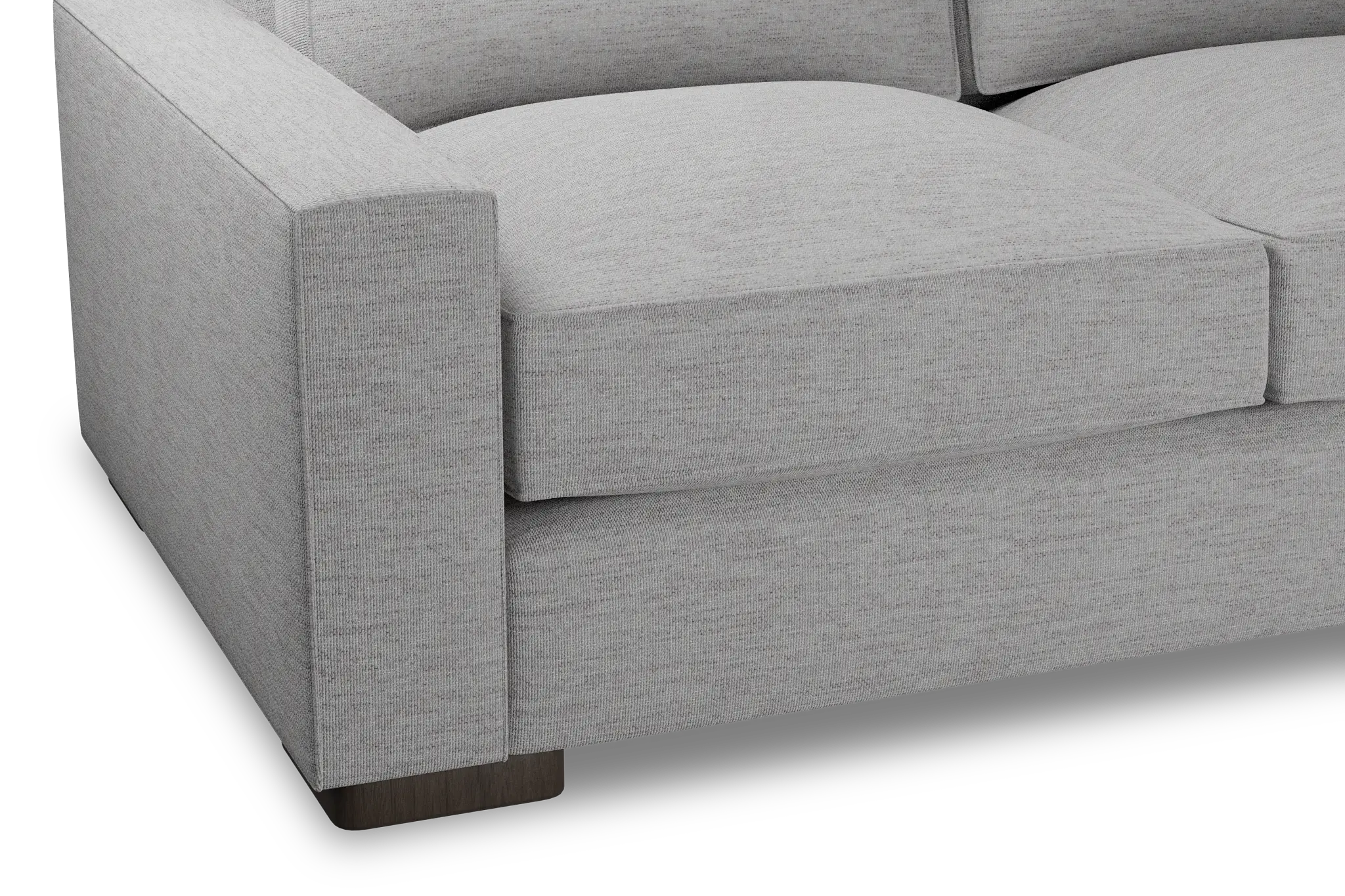 Edgewater Maguire Gray Medium Two-arm Sectional Edgewater Maguire Gray Medium Two-arm Sectional