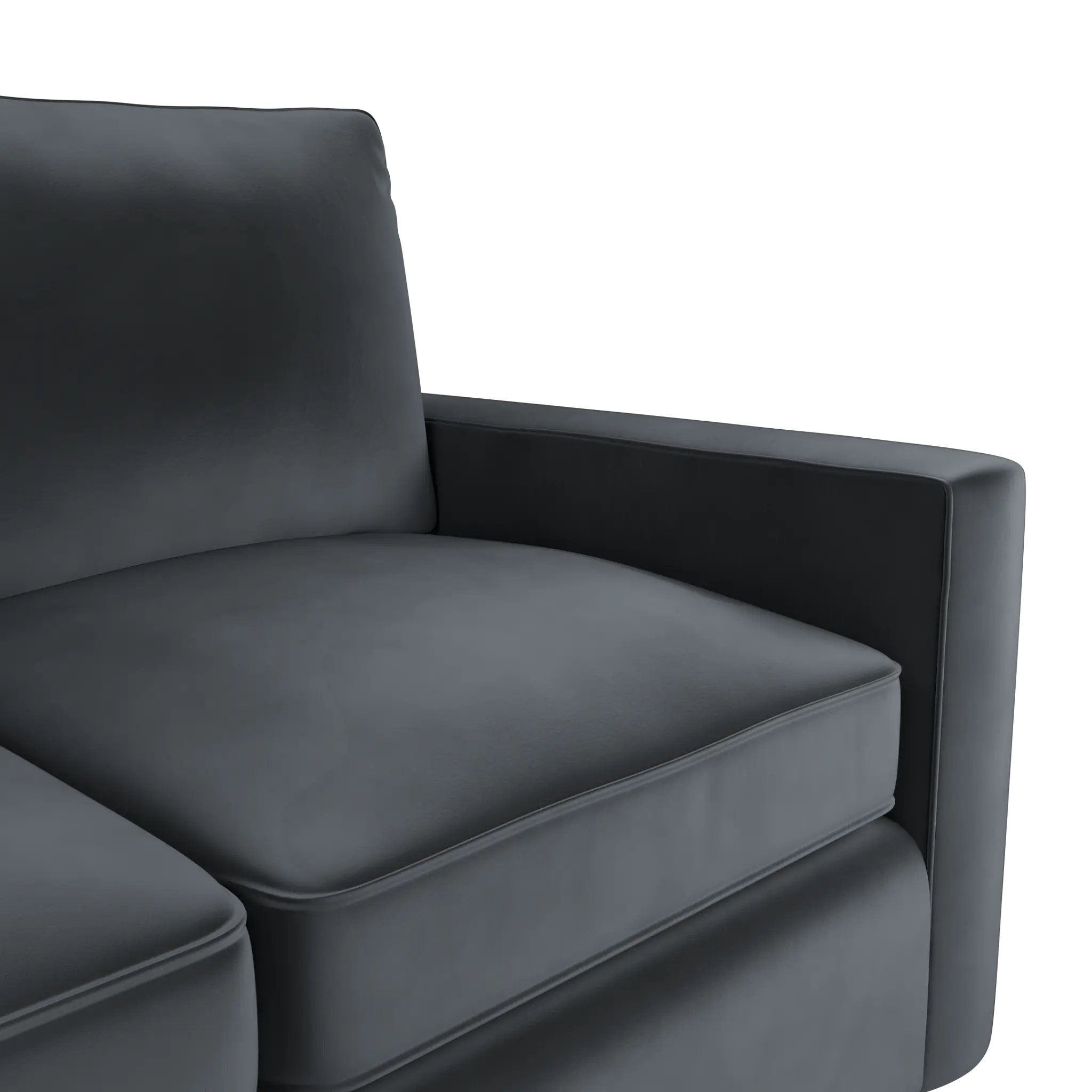 Siesta Joya Gray Fabric Memory Foam Sleeper Siesta Joya Gray Fabric Memory Foam Sleeper