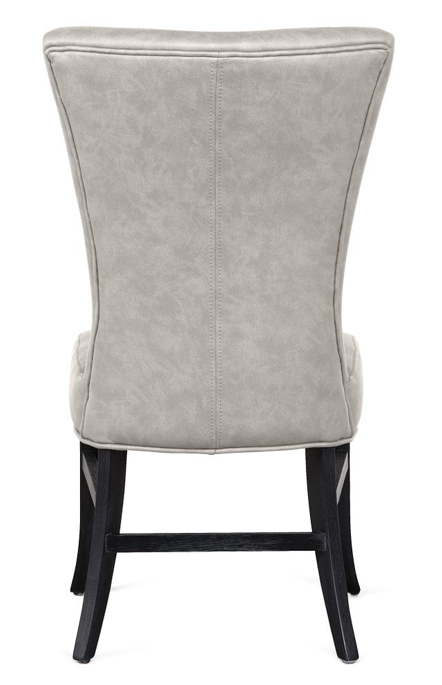 Lori Light Gray Micro Side Chair