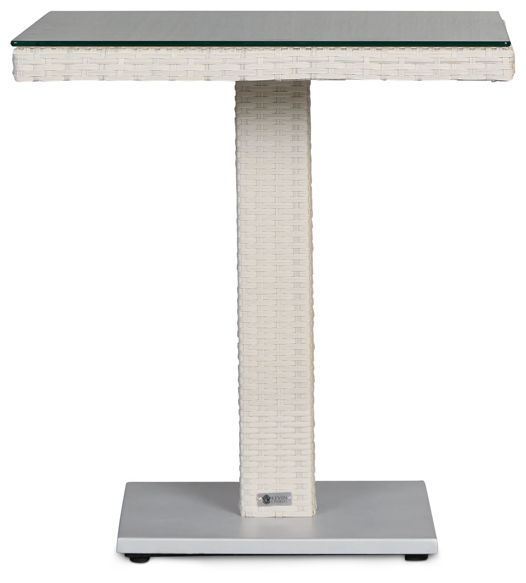 Bahia White 27" Pub Table