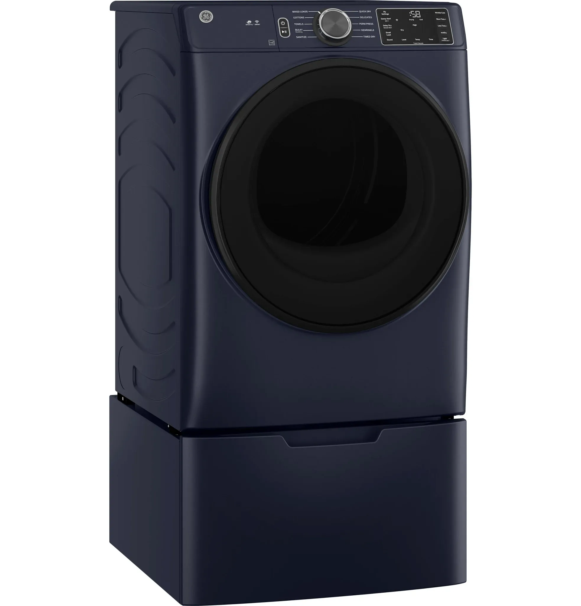 Ge 55 Series Blue Front Load Electric Dryer