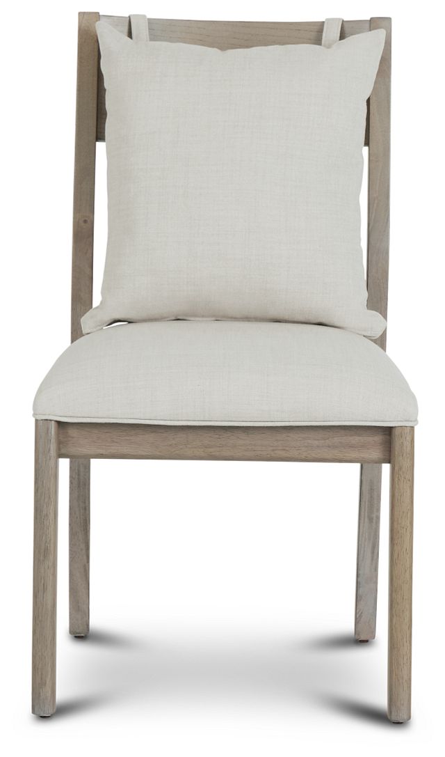Pasadena Light Beige Upholstered Side Chair (2)