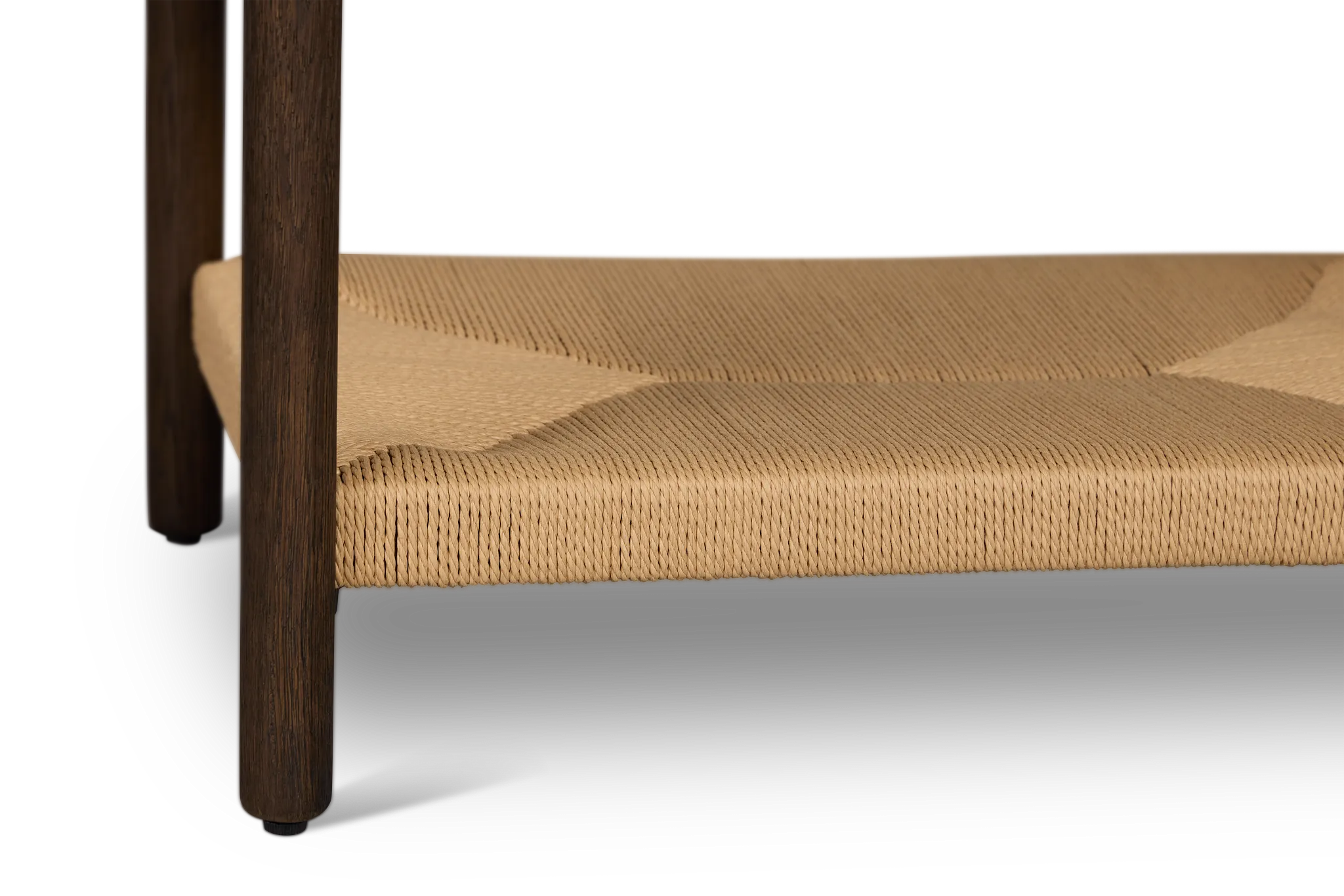 Santorini Dark Tone Woven Nightstand