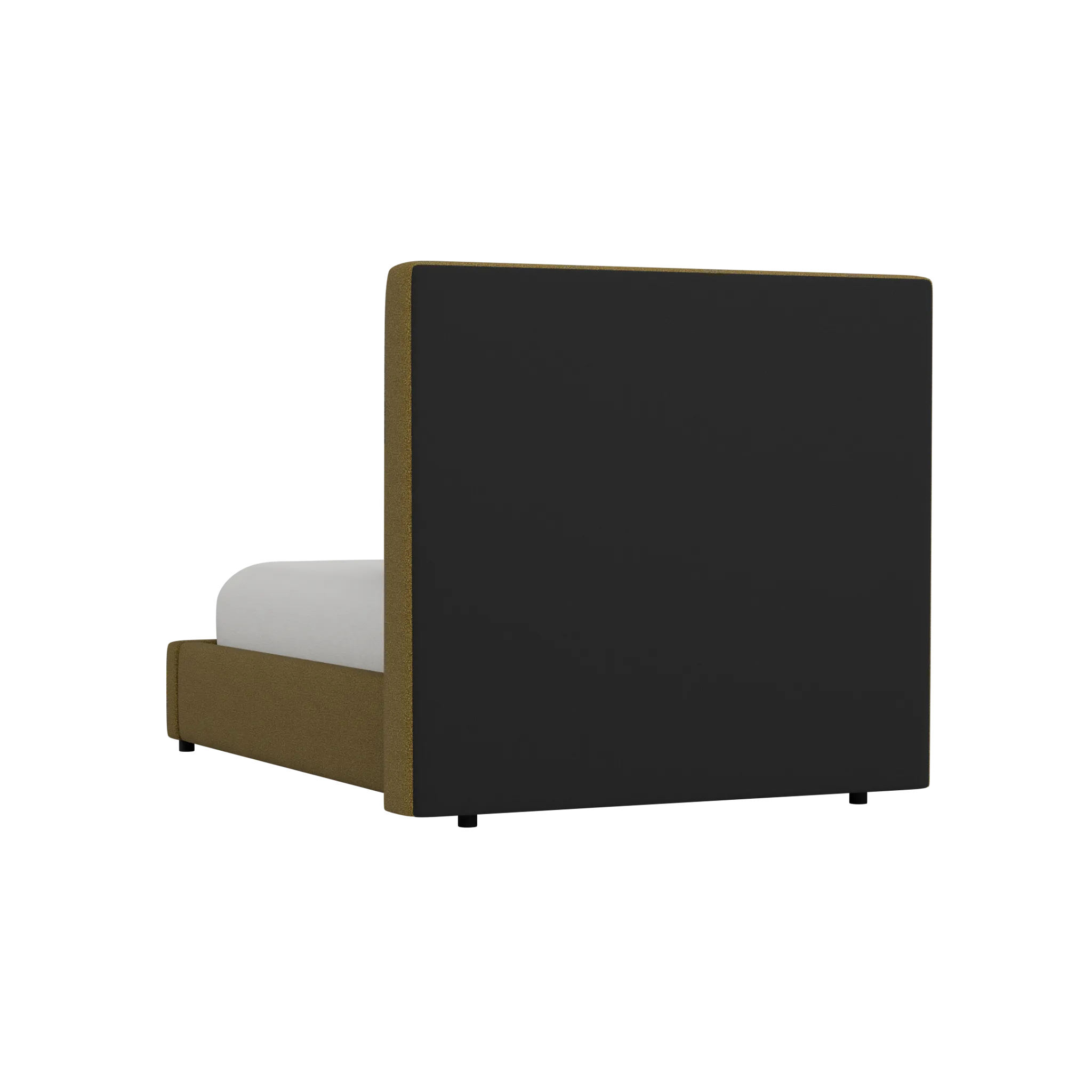 Grayton Elite Dark Green 54" Upholstered Platform Bed