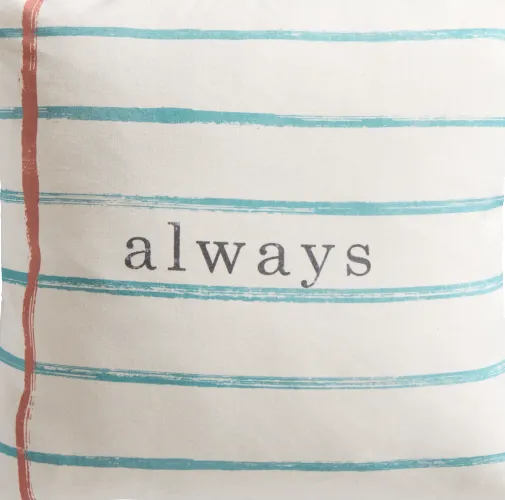 Always Ivory 22" Square Accent Pillow