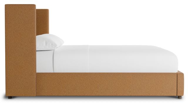 Captiva Elite Light Brown 48" Upholstered Shelter Bed