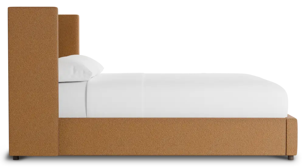 Captiva Elite Light Brown 48" Upholstered Shelter Bed Captiva Elite Light Brown 48" Upholstered Shelter Bed